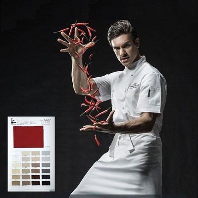 1001#  全棉斜纹纱卡工装面料 帽子用面料 梭织全棉布 21纱卡现货|ru