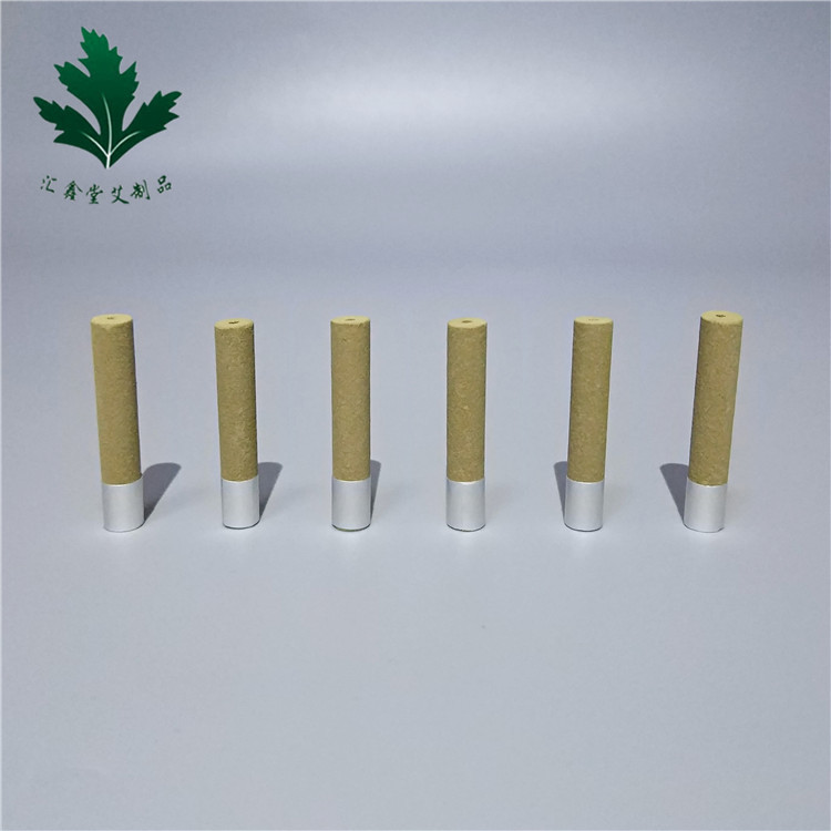 廠家批發五年陳迷艾艾灸貼艾粒無底座散裝帶錫紙艾燭條艾灸艾貼