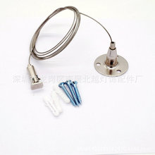 高品质线条办公灯灯具附件配件钢丝绳明装吊线工程DIY铝材灯五金