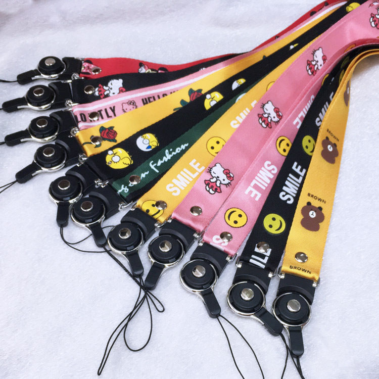 新款加宽25厘两用二合一拆分手机挂绳 卡通厂牌胸卡工作证吊带|ru