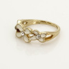 Ring, Korean style, flowered