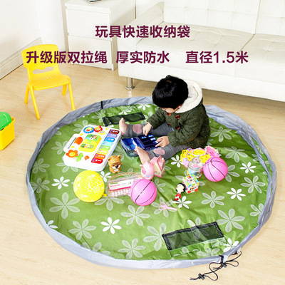 new pattern Foreign trade printing waterproof thickening oxford toy Storage bag baby fast Storage Bundle pocket Picnic