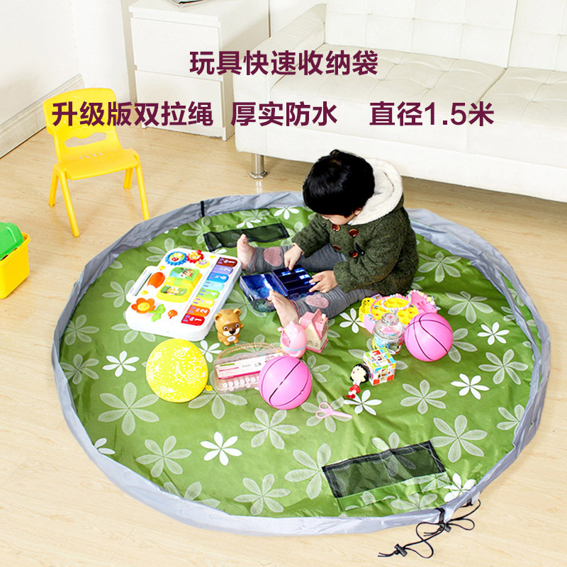new pattern Foreign trade printing waterproof thickening oxford toy Storage bag baby fast Storage Bundle pocket Picnic