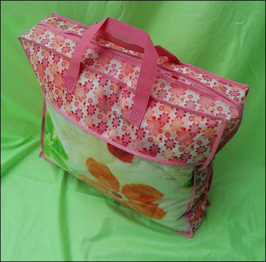 棉被无纺布袋|PVC家纺拉链无纺布袋|棉被空调被防尘无纺布袋