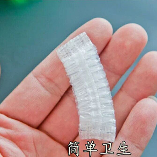 Disposable waterproof plastic earmuffs, oil-baked hair dyeing earmuffs, bathing, shampooing, ear protection, waterproof earmuffs wholesale