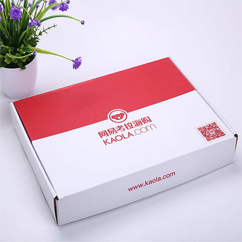 厂家直销方形彩印纸盒白色飞机盒通用包装盒瓦楞纸盒礼品盒批发