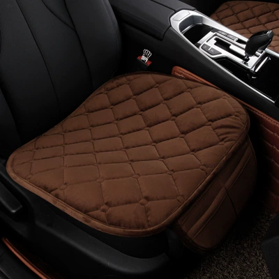 Wool pad and winter plush backrest-free non-slip