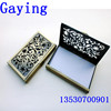 Factory direct selling stainless steel metal business card clip hot sales creative business card box eyelash box