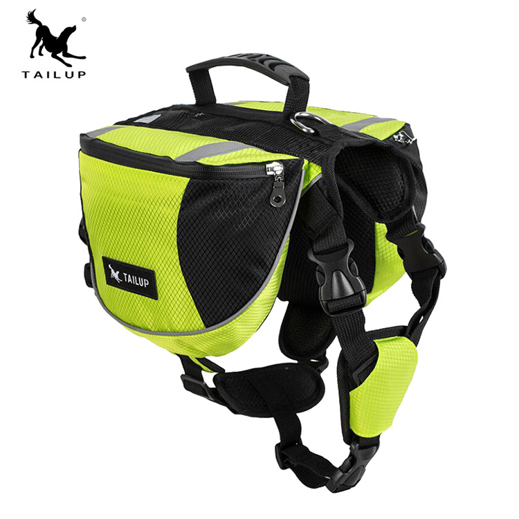 寵物包狗狗包外貿(mào)戶外安全優(yōu)麗格反光條易控防爆沖雙馱工作自背包