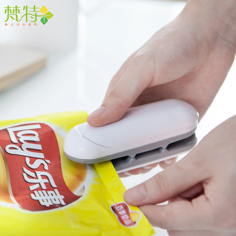 手压保鲜封袋機封口机夹家用迷你零食塑料袋热封机真空食品包装机