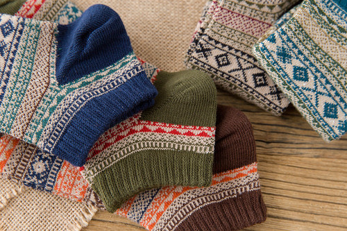 Unprofitable socks men's boat socks cotton breathable ethnic style men's trendy wholesale retro thick thread Zhuji socks