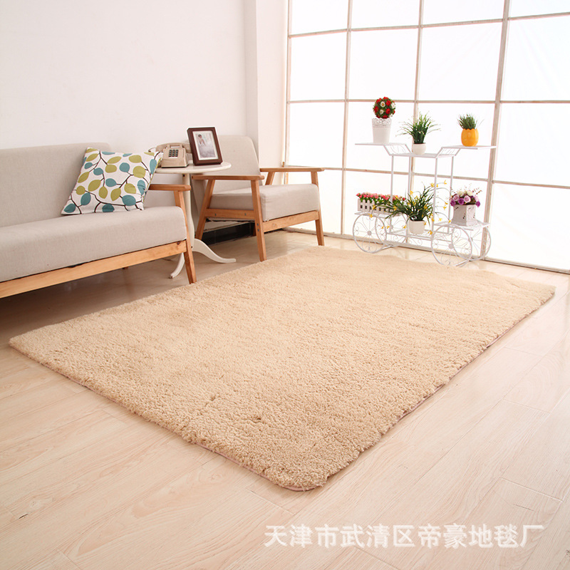 跨境仿羊羔绒地毯地垫客厅卧室床边耐脏易打理毛绒床边毯客厅毯小