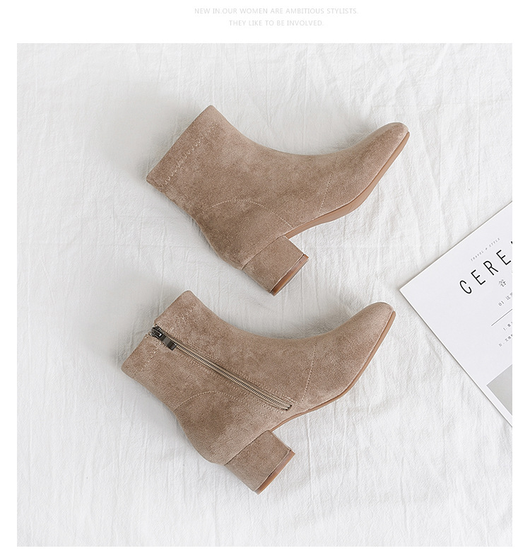 Bottes femme en Daim - Ref 3354814 Image 32