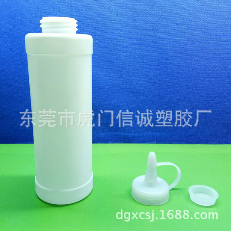 供应250ML不透光尖嘴瓶/点胶瓶/奶白瓶/塑胶瓶