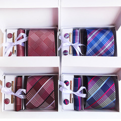 Set of 6 Gift Box Ties Fashionable and Grand Gift Ties Tie Tacs