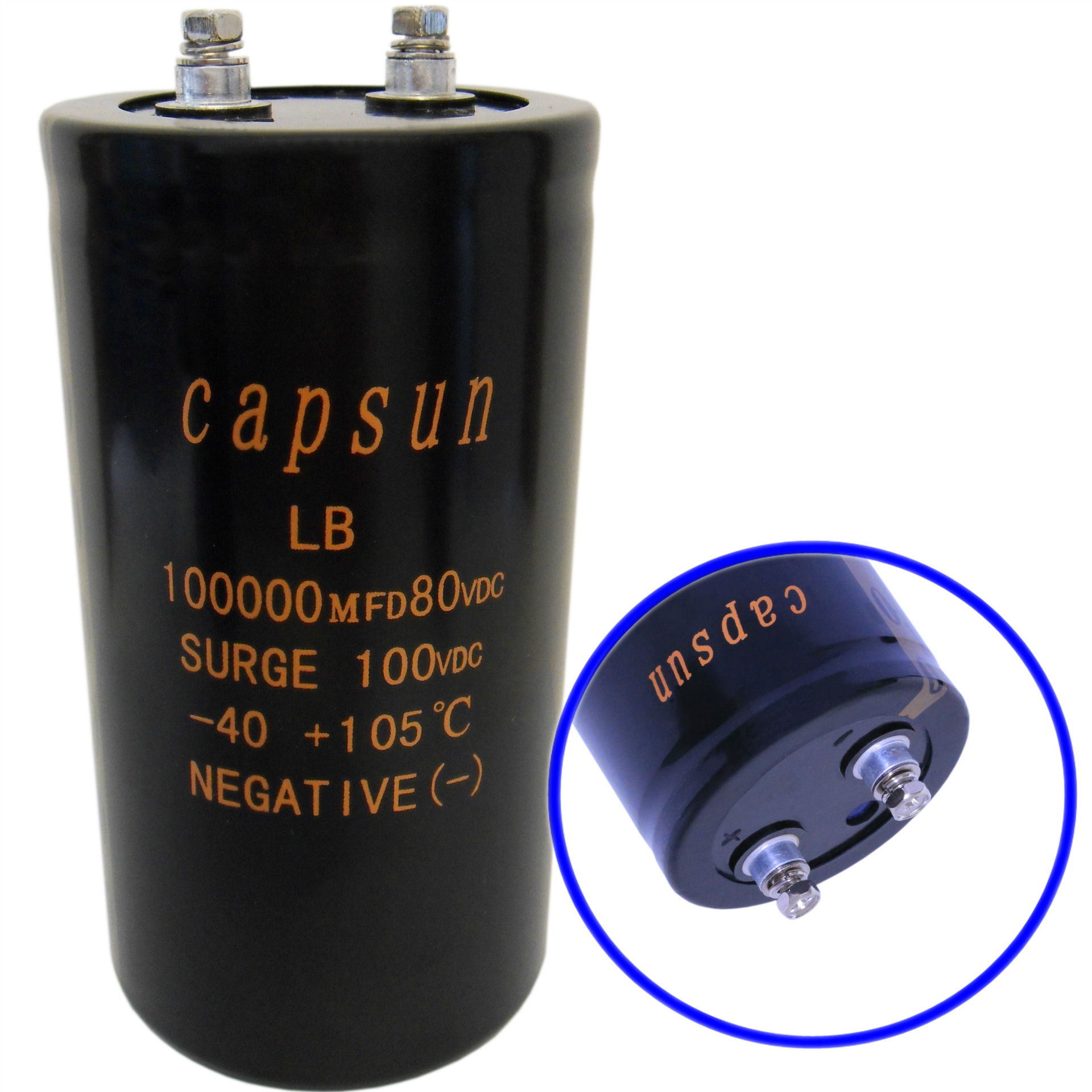 电容厂家供应 100000uf80V 大容量铝电解电容器 CAPSUN电解电容