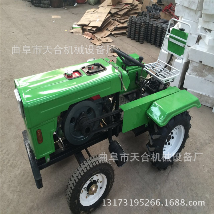 20马力小四轮农用拖拉机 柴油动力拖拉机 四轮拖拉机带旋耕机