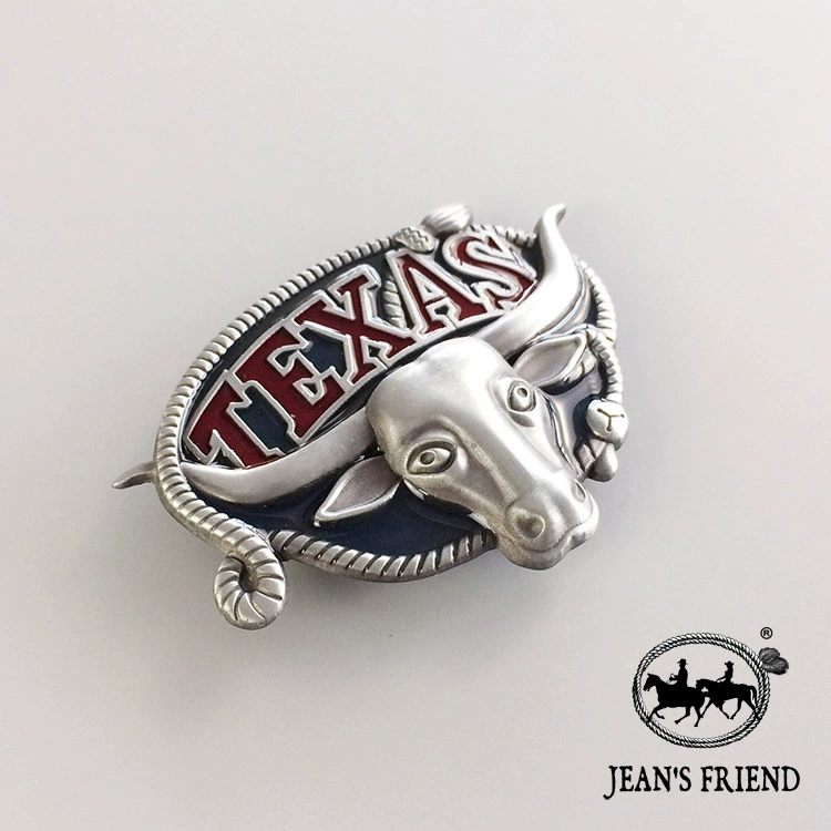 [Haina Crafts] Западный стиль пряжка для ремня "Texas Mavericks"