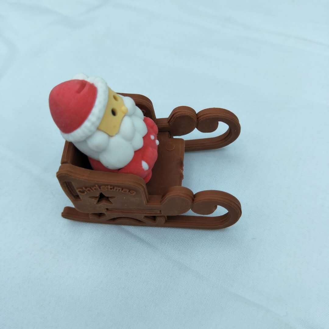 厂家定做小咕咚拉链袋装 圣诞小人帽子靴子造型套装学生奖品批发详情图11