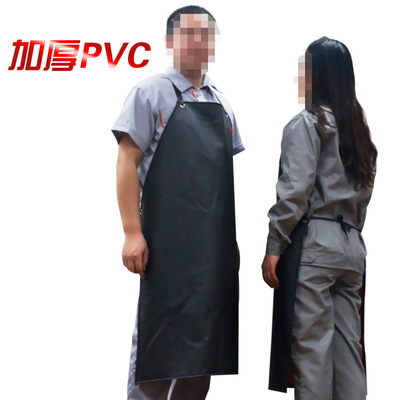 This can be Labor insurance Manufactor Direct selling reunite with PVC Waterproof aprons 55 silk Acid alkali resistance Industry apron customized