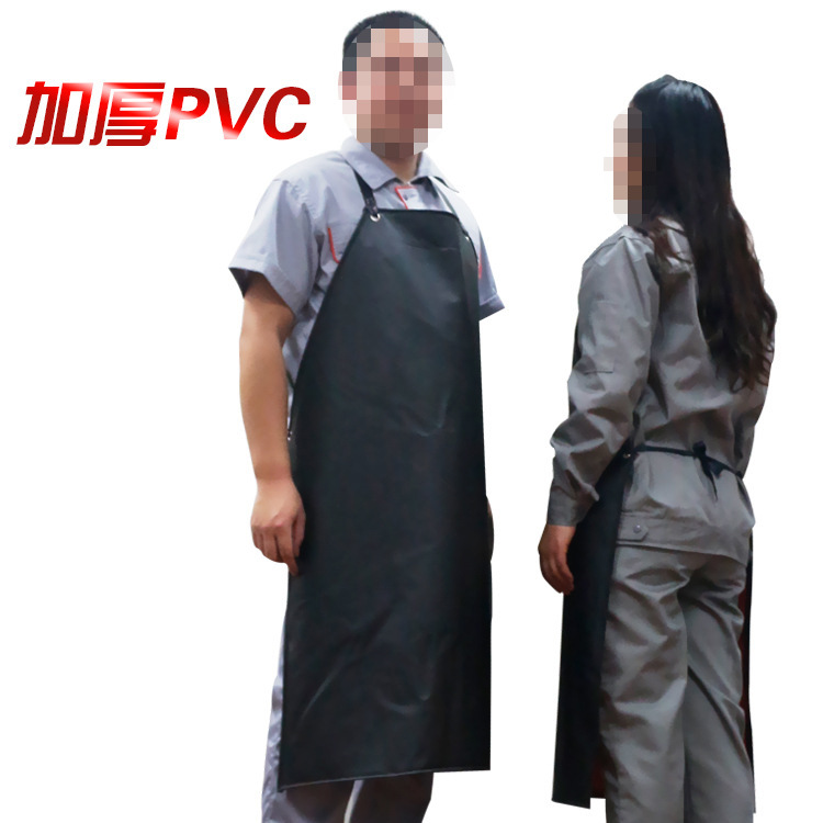 This can be Labor insurance Manufactor Direct selling reunite with PVC Waterproof aprons 55 silk Acid alkali resistance Industry apron customized