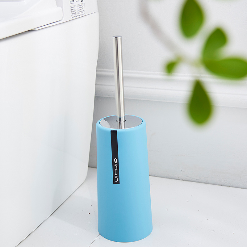 Juego de Cepillo para Inodoro con Base PP ABS y Acero Inoxidable Limpieza Sin Ángulos Muertos para Baño image 7