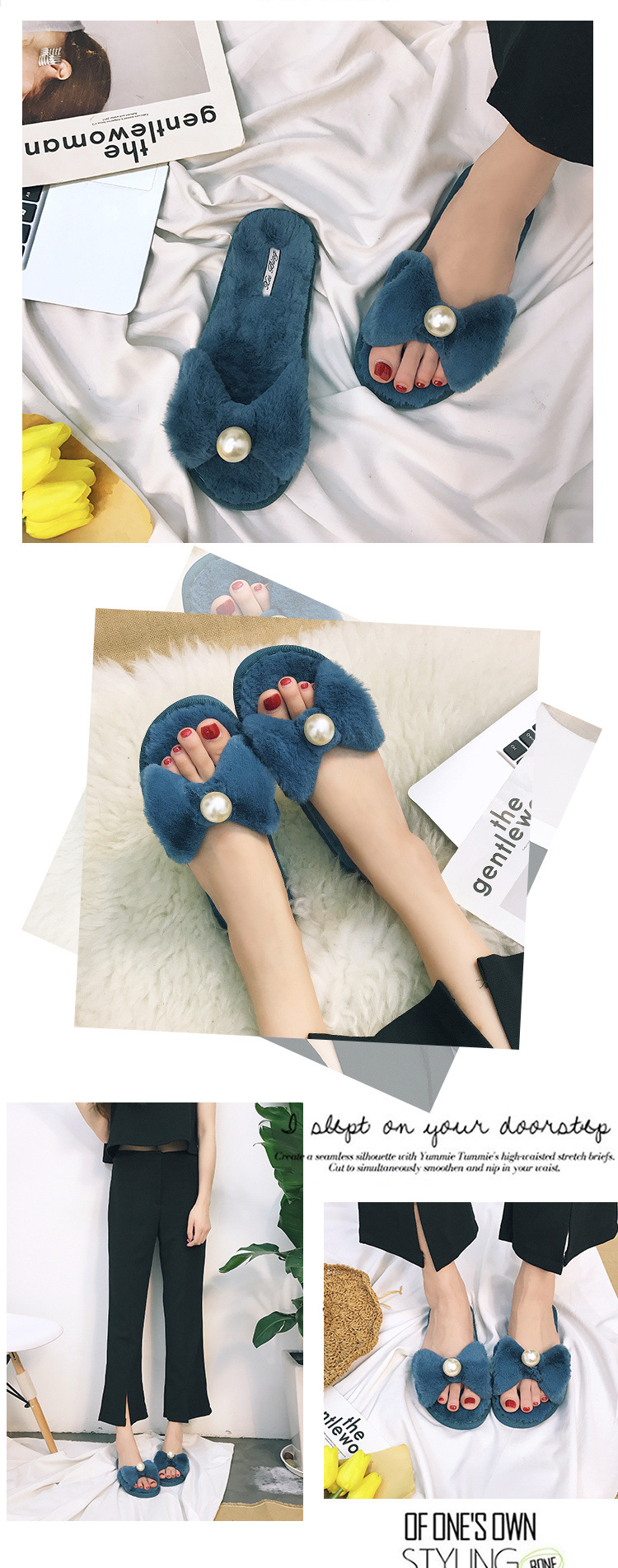  creative winter warm wool slippers  NSPE13423