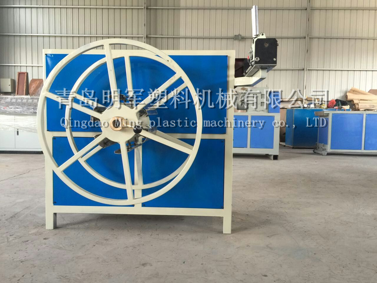 明军生产优质单工位自动收卷机 管材自动收卷机 密封条自动收卷机