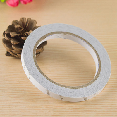 永大0.9cm*18.3m双面胶带 强力纸方便贴 粘性强 很薄可手撕胶带|ms