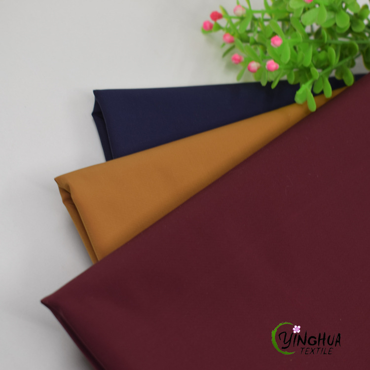 厂家现货 T400记忆风衣布料 时尚冲锋衣箱包帐篷 隐形条记忆面料