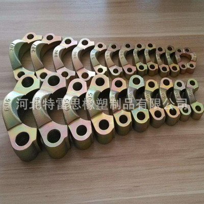 SAE Flange clamp To open Flange clamp Whole flange light Heavy Hydraulic pressure Joint Three-piece Suite