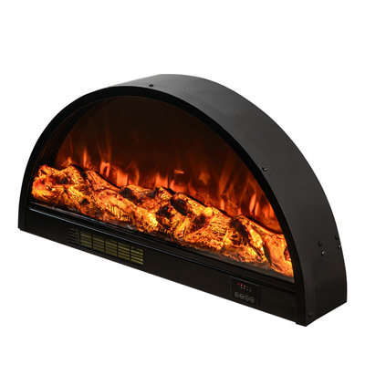 厂家直销电子壁炉半圆形装饰崁入式取暖仿真火壁炉电子壁炉芯定制|ms