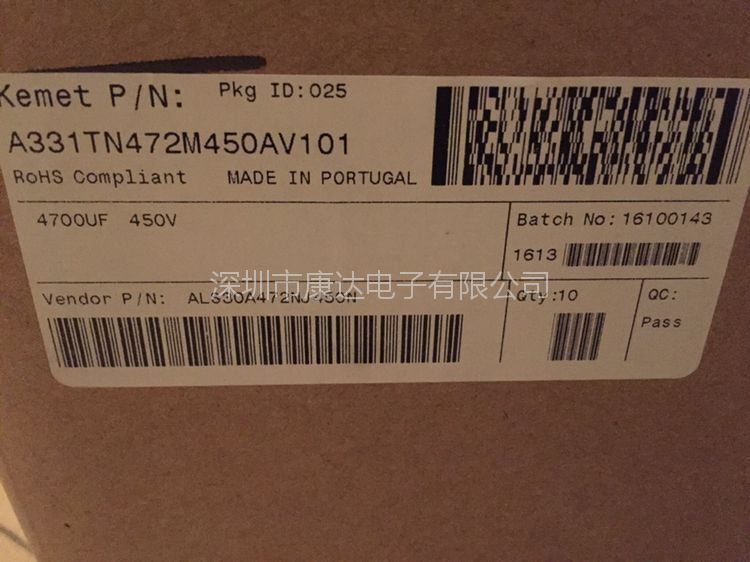 KEMET品牌 450v4700uf电解电容 ALS30A472NJ450N