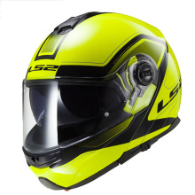 LS2揭面盔FF325摩托车机车全盔男女半盔双镜片四季多功能组合盔