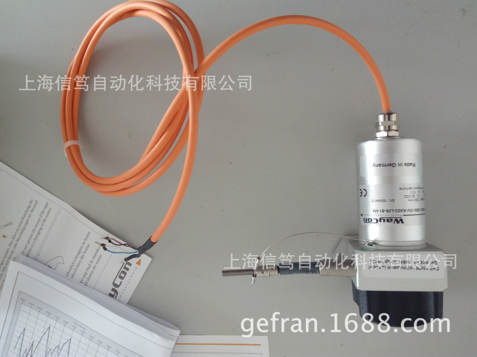 德国WAYCON拉线式位移传感器SX80-1500-420A-KA