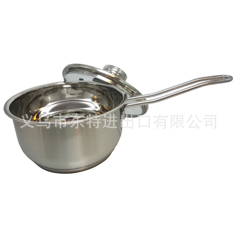 Factory direct sales of stainless steel 6-piece set, double-bottom steel handle pot, multi-functional soup pot, one-pot multi-purpose gift set pot detail image 4