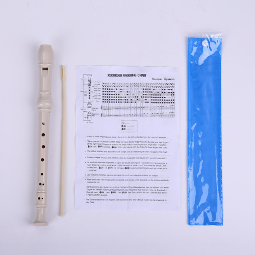 Chinese Dizi oriental traditional Musical Instrument8 students children ABS eight Kong Deshi soprano white bamboo flute clarinet