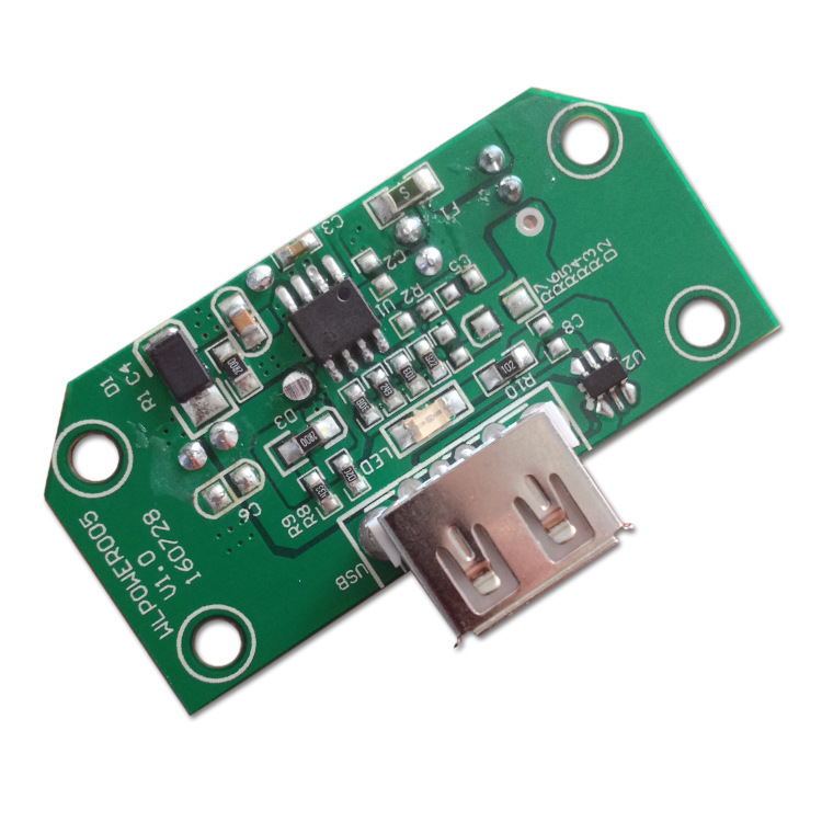 输入12V-36V USB手机充电裸板 输出5V 1A 电子配件 按摩椅配件