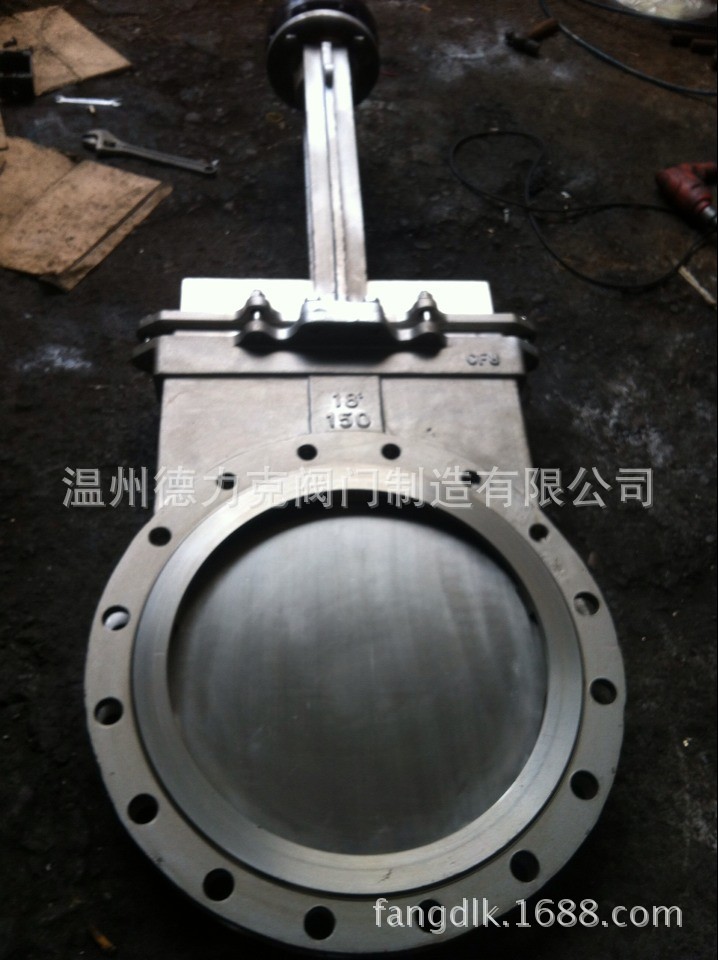 刀闸阀特点，法兰刀闸阀型号Z43，厂家直销阀门【德力克 】品牌