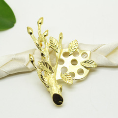 韓版潮流胸針DIY飾品配件純銅樹枝胸針材料 百搭服飾胸花別針配飾