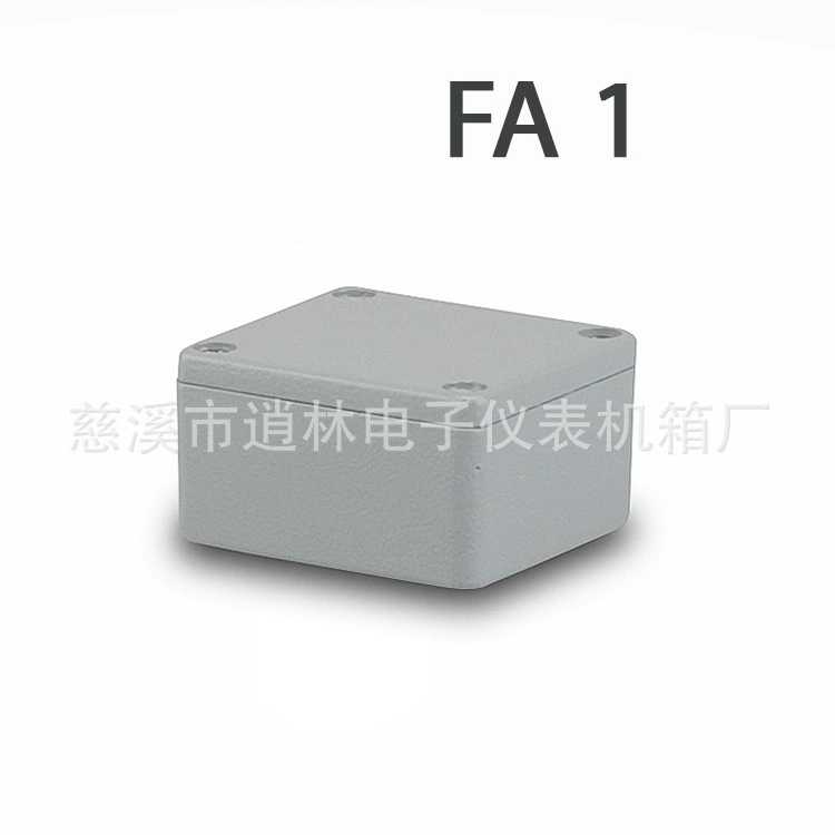 Водонепроницаемая коробка из литого алюминия, водонепроницаемая алюминиевая коробка, наружная распределительная коробка, клеммная коробка, алюминиевый сплав FA-1 38*58*64