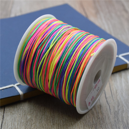 Taiwan Chengxin Brand No. 72 Jade Thread DIY Handmade 0.8mm Braided Red Thread Chinese Knot Thread Material