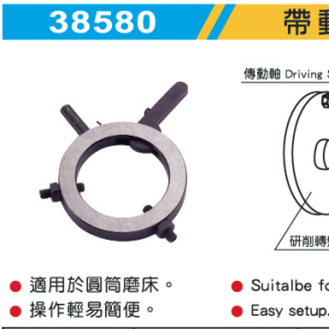 一级代理台湾米其林精密工具 磨床带动环  38580 DC-13 DC-22 DC-
