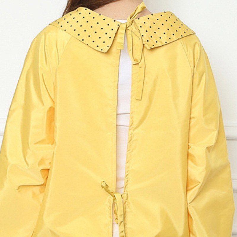 Estilo coreano de moda a prueba de aceite a prueba de agua de manga larga delantal pintura anti-vestirse monos de cocina mono adulto lindo