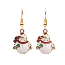 Boucles D&#39;oreilles Géométriques Coeur De Noël En Acrylique Bijoux En Gros Nihaojewelry display picture 1