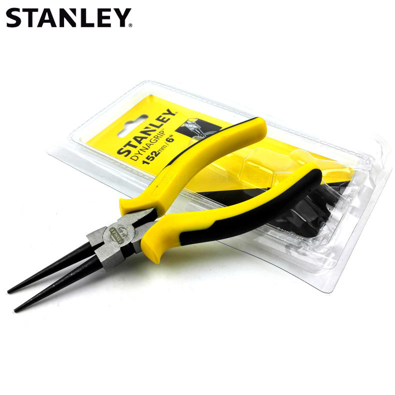 史丹利圆嘴钳6寸STHT84074-8-23穿珠饰品钳手工钳子圆口钳针嘴钳