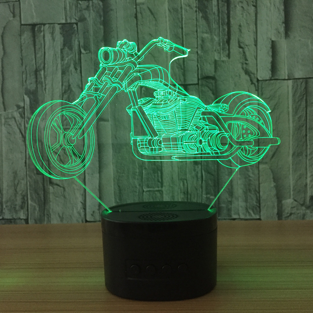 3d led 创意灯 相框式3d灯七彩遥控触摸礼品