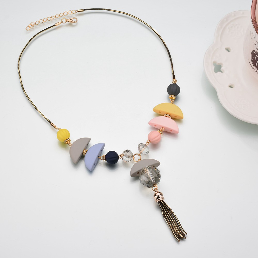 exaggeration Resinnecklace (Main color)NHBQ1025-Main color