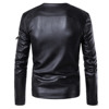European Code new high-end men beat the locomotive coat tide brand leather jacket jacket oversize