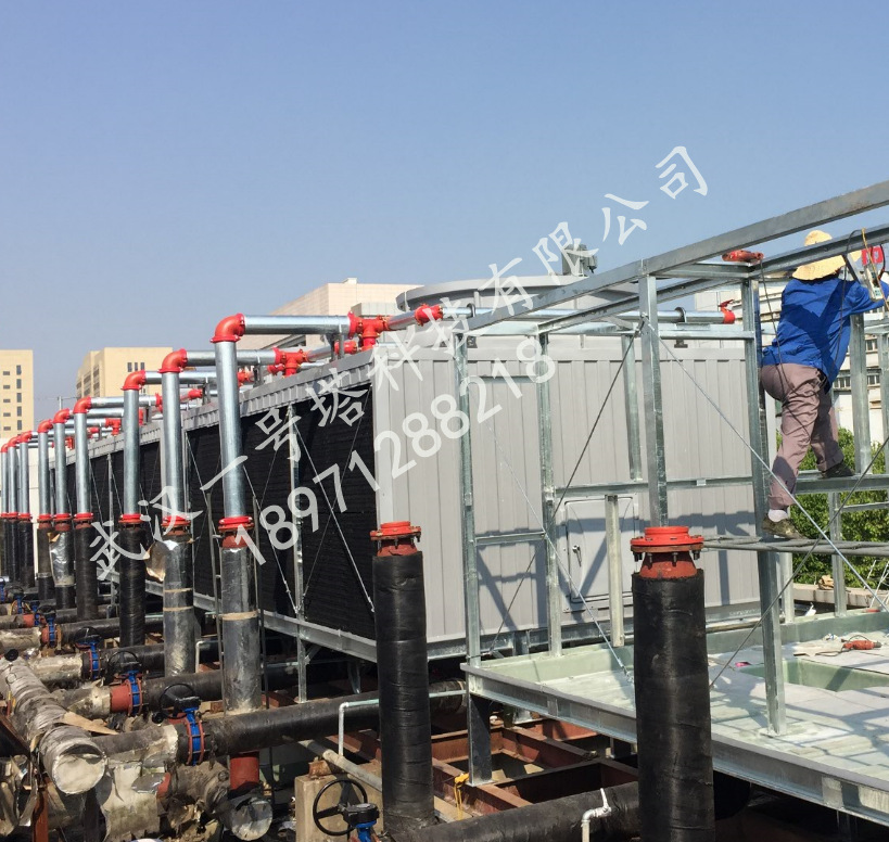 专业定做玻璃钢冷却塔圆形方形冷却塔厂家湖北武汉